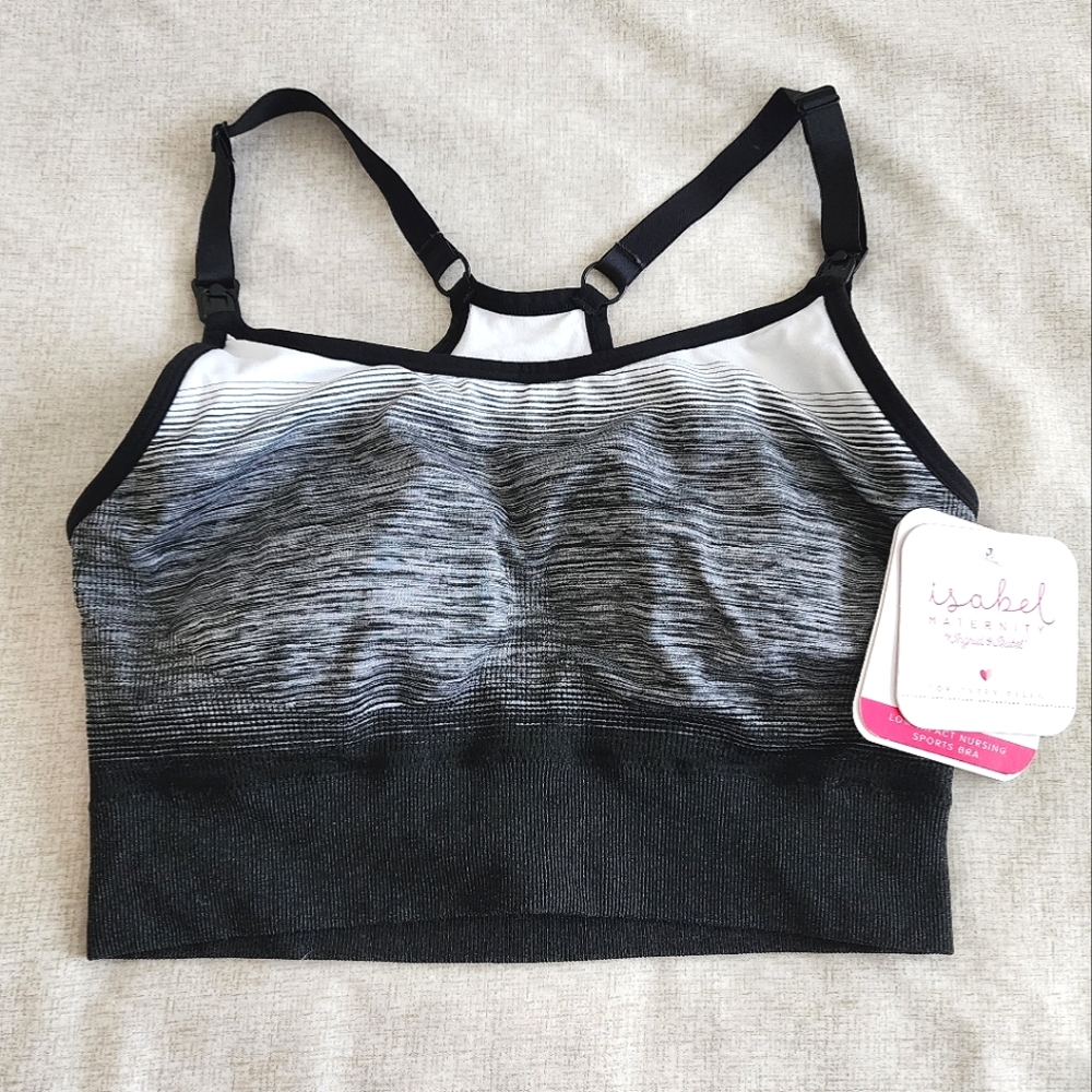 Isabel Maternity Low Impact Nursing Sports Bra NWT